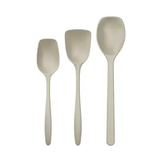 Rosti Classic Kochlöffel Set 3-Teilig, Hochwertiges Küchenhelfer Set Mit 2 Kochlöffel & 1 Backlöffel, Aus Kunststoff, Hitzebeständig,