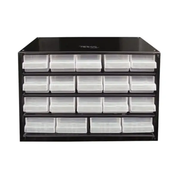 Raaco Ladekast Met 19 Lades - Metalen Assortimentskast - Opbergsysteem Voor O.a. Schroeven En Bouten - Kan Aan De Muur Bevestigd Worden - Incl. 10 thumbnail