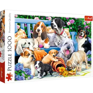 Trefl Hunde im Garten Puzzle 1000 Teile Tiere