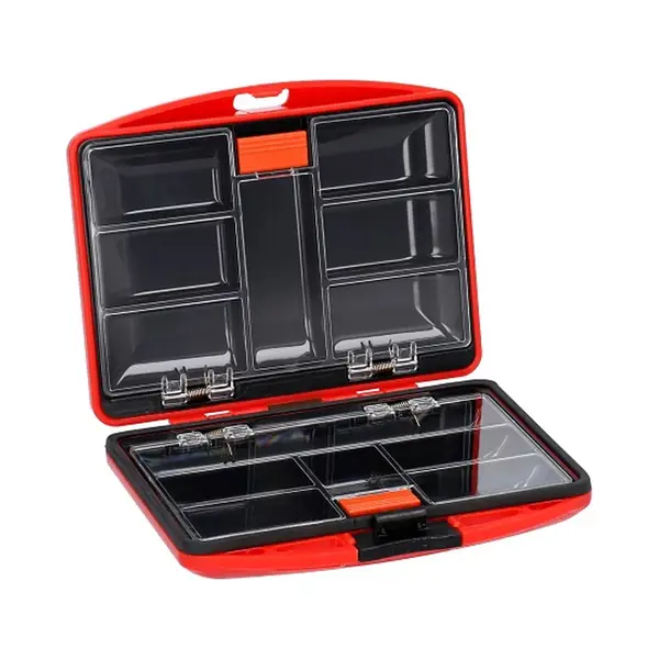 Mikado Doppelseitige Kleinteile Tackle Box Super Compact 11 X 9 X 2, 5cm Wasserdichte Angelbox thumbnail