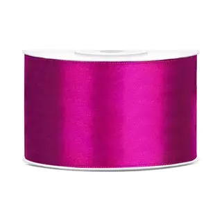 Party-Decoration Partydeco - Satijn Lint Fuchsia 38mm/rol 25m