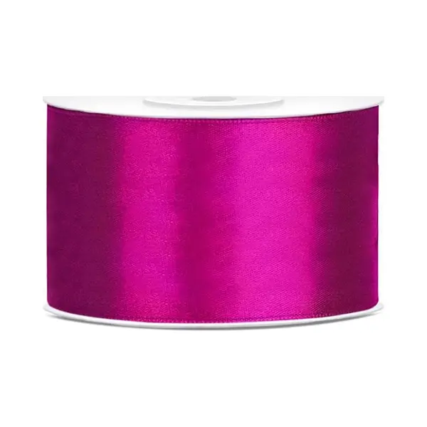 Party-Decoration Partydeco - Satijn Lint Fuchsia 38mm/rol 25m thumbnail
