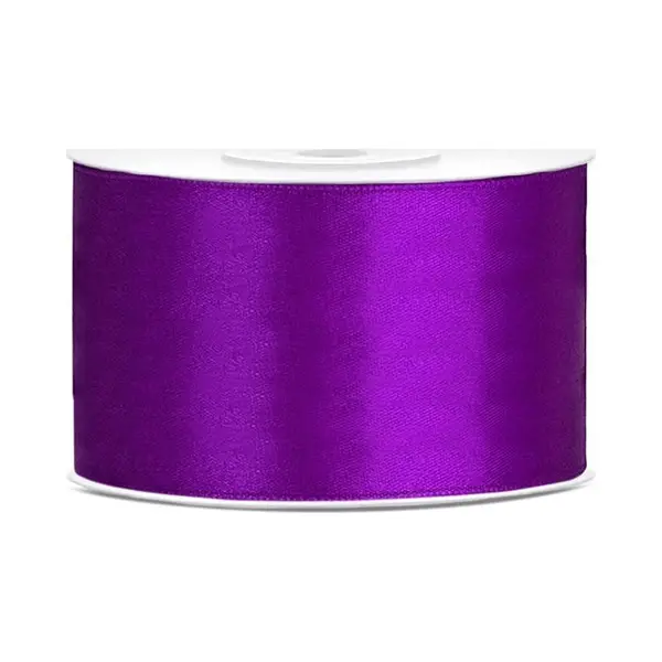 Partydeco Satijn Lint 38mm Paars (25m) thumbnail