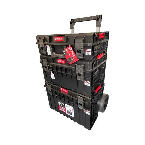 Qbrick System One 2.0 Technik Set Nr. 1 Werkzeugwagen Set + One 200 2.0 Technik + One 350 2.0 Technik + One Cart 2.0 Ip66 105, 4 L 640 X 440 X 900 Mm - thumbnail
