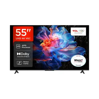 Tcl 55V6C-Uk Tv 139.7 cm (55") 4K Ultra Hd Smart Tv Wi-Fi Metallic 270 cd/m²