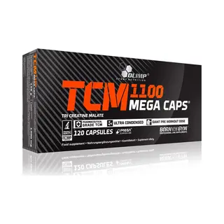 Olimp Sport Nutrition Olimp Tcm 1100 Mega Caps - 400 Kapseln - Tri Creatin Malat - Pre Workout Booster