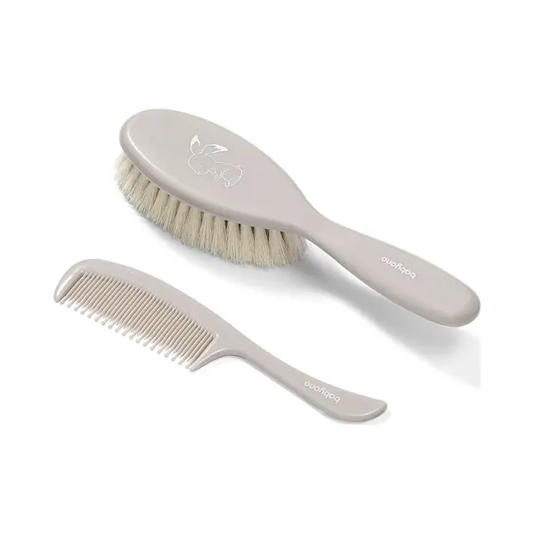 Kapset Kam&Borstel Babyono Supersoft Grey thumbnail