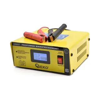 Geko Acculader - Automatisch - Lcd Display - 12/24V - 10A - Slim & Snel Laden