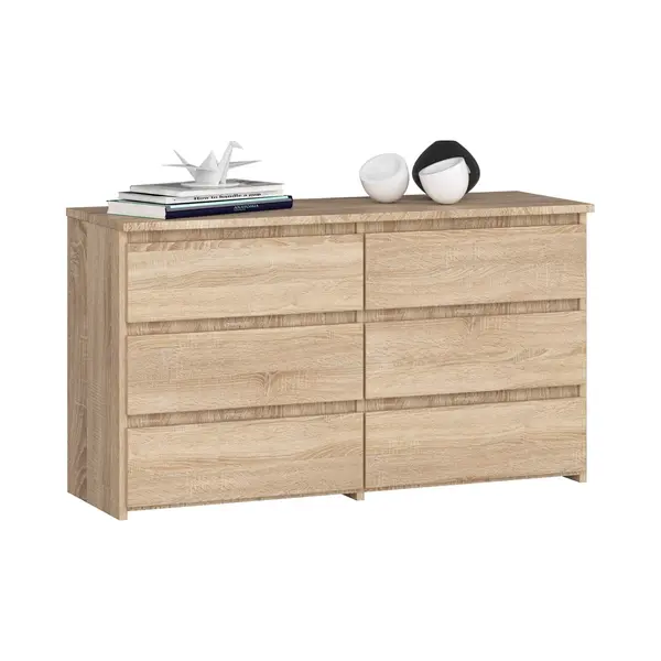 Ladekast CL100 Met 6 Lades / Akord Furniture Factory / Sonoma Eik / 100 X 57 X 35 Cm thumbnail