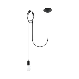 Sollux Edison 1 Black Suspension Lamp