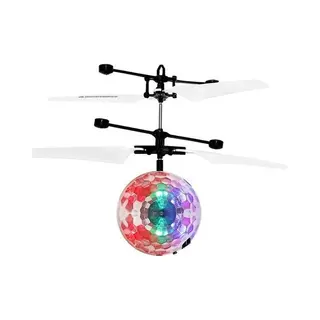 IsoTrade Flying Voetbal Ball Led Met De Hand Bestuurd Helikopter Drone Ufo Infrarood Oplaadbaar Usb 6241