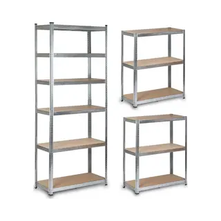 Humberg Regal Kellerregal Lagerregal Schwerlastregal Mit Stahlgestell Metall Belastbar Bis 900 Kg 6 Ablagen 222 X 90 X 40 Cm Silber