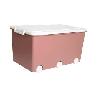 Tega Baby Multifunctional Storage Box For Toys And Other Items, Sturdy Plastic Container With Wheels, Stackable Capacity 60 Litres, Snap Latch, 57 X