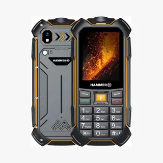 Hammer Boost 2 Lte 6,1 cm (2.4") 241 g Zwart, Geel Robuuste telefoon