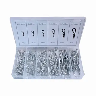 Asta Veerborg Assortiment Borgveren 150-delig R-clip Split Pin