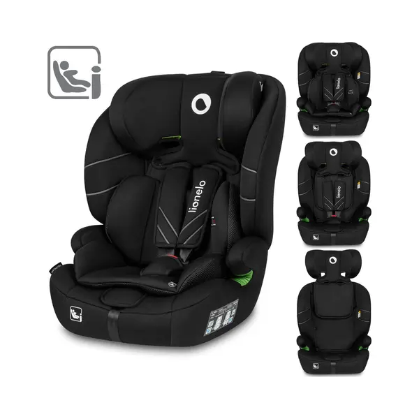 Lionelo Levi Adjustable Car Seat For 9-36kg Transforms With Your Child From Infant To 12 Years, Multi-Level Headrest & Insert Options, Enhanced Side thumbnail