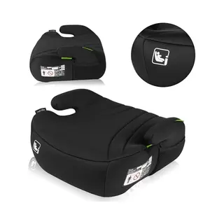 Lionelo Kindersitzerhöhung Luuk I-Size, Ab, Ab 8 Jahren, Bis, Bis 12 Jahren, (Set), 22-36 Kg / I-Size / Waschbar / Breiter, Bequemer Sitz