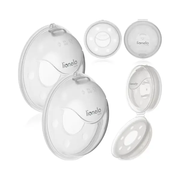 Lionelo Milky Plus – 2 Reusable Milk Collectors, 40ml Each, Bpa-Free Silicone, Discreet And Comfy To Wear, Leak-Proof, Easy To Clean, Alternative To thumbnail