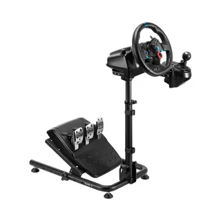 Huzaro Simracing Lenkradständer, Verstellbar & Klappbar, Gaming Stuhl, Schwarz