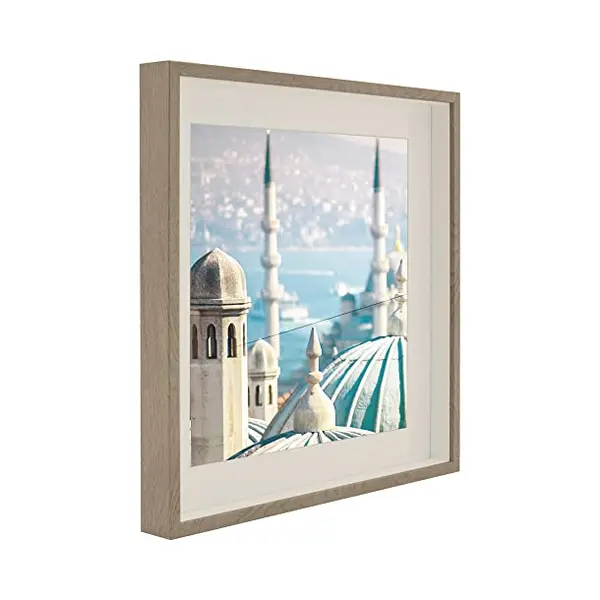 Bd Art 50x50 Cm Groß Box 3D Objektrahmen Bilderrahmen Mit Passepartout 40x40 Cm. Quadratische Zum Befüllen Tiefer Für Objekte Foto, Suvenirs 3 Cm thumbnail