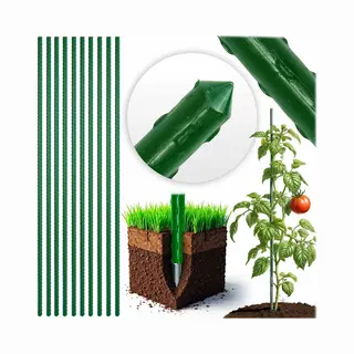 Plantenstokken 180 Cm Plonos Pl-940 Groen 10 Stuks