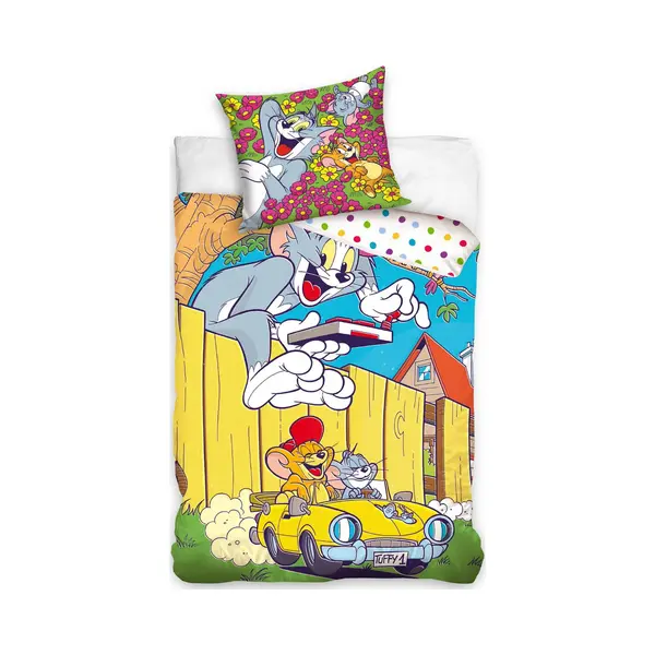 Tom and Jerry Tom & Jerry Dekbedovertrek Happy - 140 X 200 Cm thumbnail
