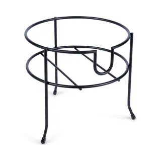Northix Beverage Stand In Black Metal For Easy Pouring