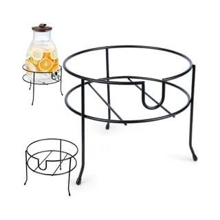Northix Drink Stand In Black Metal For Easy Pouring