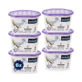 orion group Vochtvanger Lavendel Ultra Fresh 230 G 6 Stuks - Vochtopnemer - Ontvochtiger