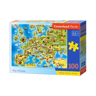 Castorland Map of Europe - 100pcs
