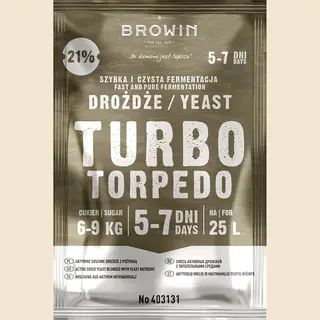 Browin Turbo Torpedo 5-7 Dagen Distilleerdersgist, 21%
