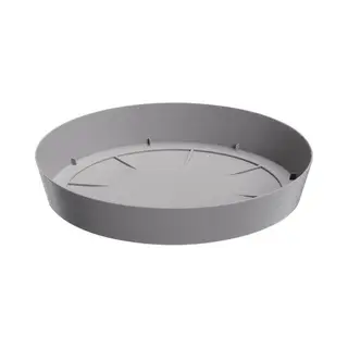 Prosperplast Opvangschaal/onderschaal Voor Bloempot/plantenpot - Lichtgrijs - Rond - Dia 15, 5 Cm