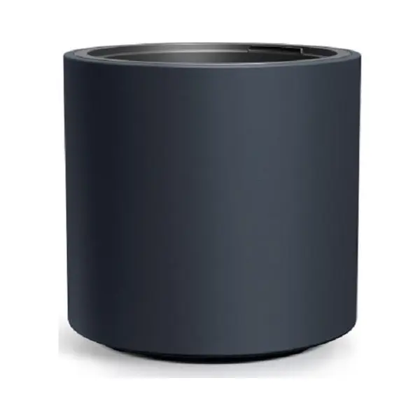 Prosperplast Heos Flower Pot With Insert Made Of Robust Plastic For Indoor And Outdoor Use Uv-Resistant And Frost Resistant Anthracite 29.8 X 29 Cm thumbnail