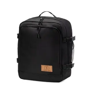 Ferocity - Handige Rugzak Voor Op Reis 40x25x20 Cm Multifunctioneel - Handbagage Koffer - Polyester - Zwarte Reis
