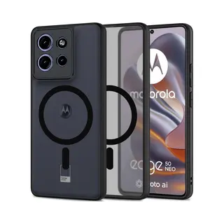 Tech-Protect MagMat MagSafe Case (Motorola Edge 50 Neo), Smartphonehoes, Zwart