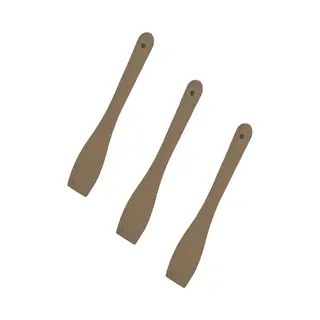 Houten Spatel - Bakspaan- Bakspatel - Set Van 3 Stuks - 30 Cm - Beukenhout