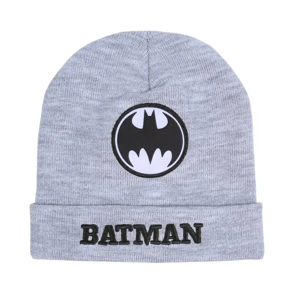 sarcia.eu Lichtgrijze, Warme Muts Met Batman-logo Patch 54 Cm thumbnail