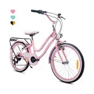 Sun Baby Mädchenfahrrad 20 Zoll Radgröße Heart Bike Zur Auswahl 6 Gang Shimano Kinderfahrrad Kinderrad Für Mädchen Von 6 Bis 10 Jahre