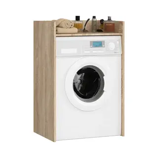 Akord - Waschmaschinenschrank Fin Sonoma Eiche 64 Cm 1 Regalboden B64xh50xt98 Cm
