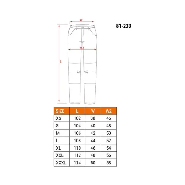 Neo tools 81-233-M Schutzhose Schwarz thumbnail