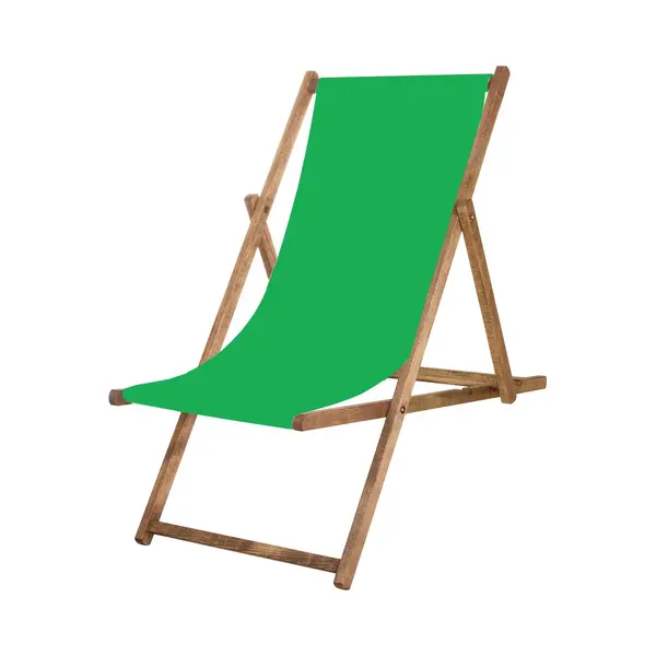 Springos Houten Ligstoel | Strandstoel | Ligstoel | Verstelbaar | Beukenhout | Handgemaakt | Groen thumbnail