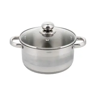 King Hoff Kochtopf Mit Deckel Kinghoff Aus Edelstahl (1L)