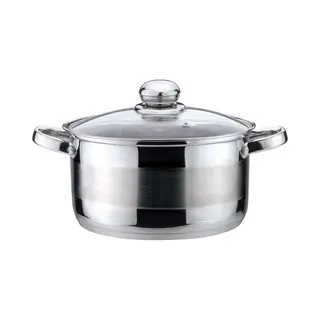 King Hoff Kochtopf Mit Deckel Kinghoff Aus Edelstahl (6L)