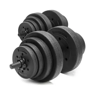 Actiget® Dumbellset - 30 Kg - Complete Set - Thuis Sporten - Zwart