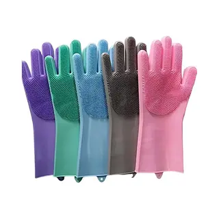 Ibbo Shop - Siliconen Afwashandschoenen - Multifunctioneel - Schoonmaak Handschoenen - Milieuvriendelijk - Vaatwasserbestendig - Huishoudhandschoen -
