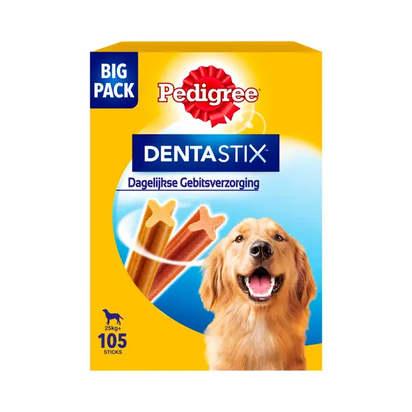 Pedigree Dentastix 105 Sticks Für Die Mundhygiene Großer Hunde 110 Gr thumbnail