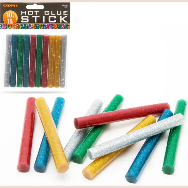 Handy - Lijmpistool Vullingen Glitter - Lijmpatronen 11MM Rond - 100MM Lang - Lijm Patronen Voor Lijmpistool O.A. Handy Lijmpistool - Bpk thumbnail