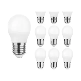 Modee E27 Led Filament Lamp 4.9W - 470lm - 2700K - Extra Warm Wit - Led Kogellamp G45 - Vervangt 40W Gloeilamp - 10 Stuks