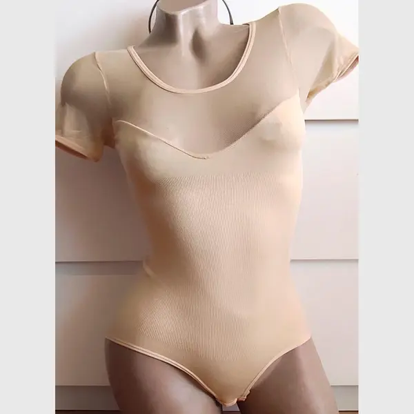 Body Korte Mouw Beige 38-40 thumbnail