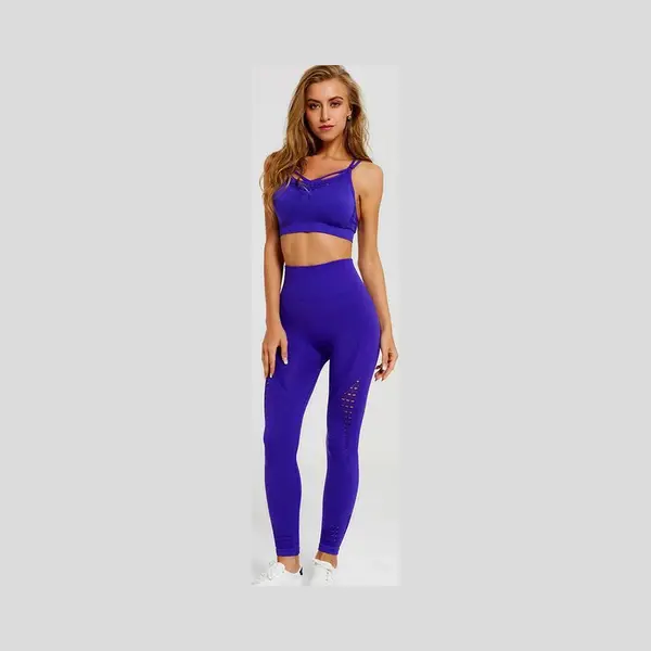 Power Sport Crop Top - Paars thumbnail